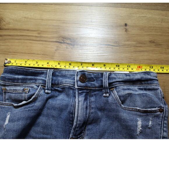 Abercrombie & Fitch Harper Low Rise Ankle Distressed Jeans Women’s 26 / 2R - Picture 4 of 6